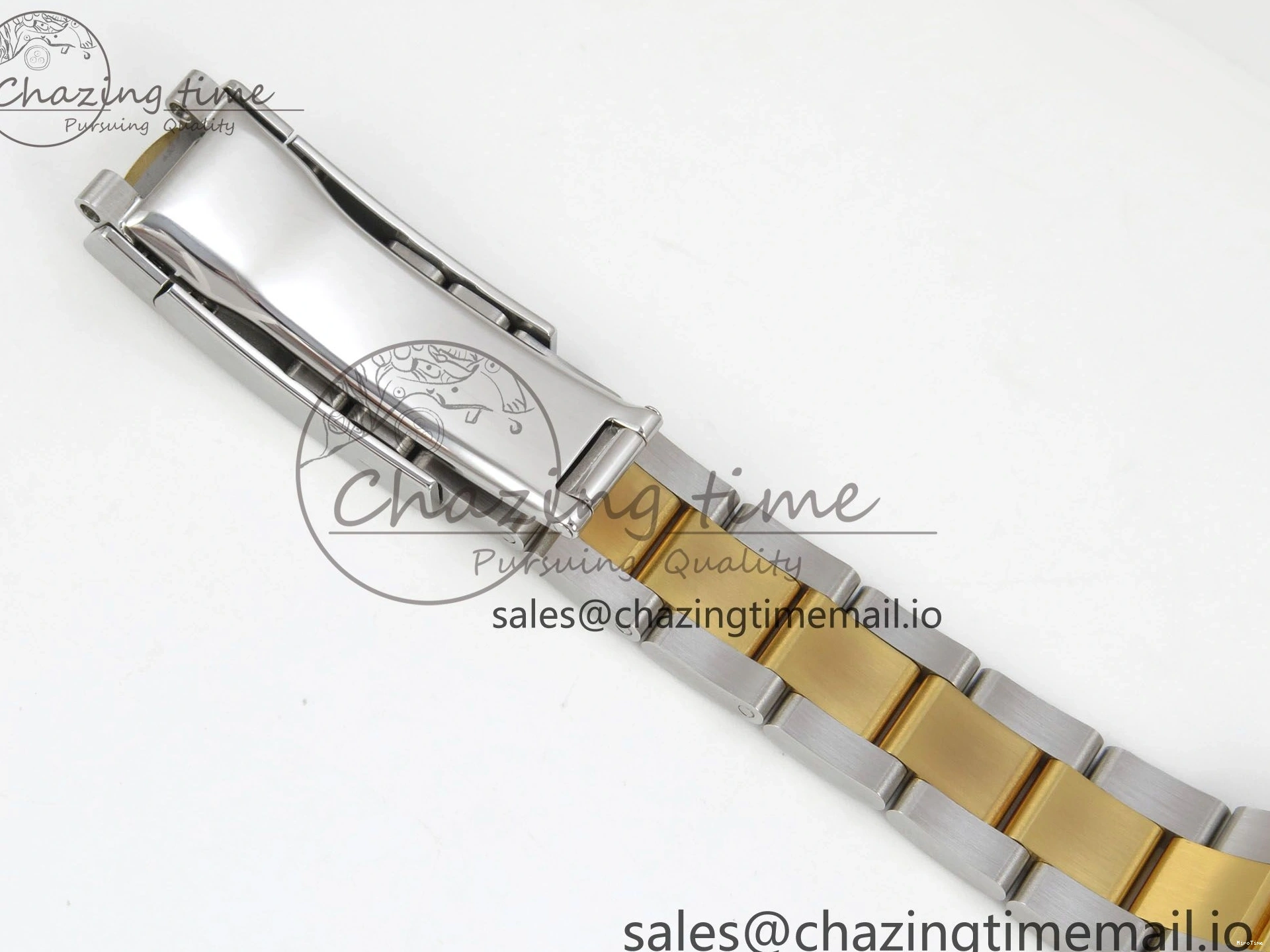 MiroTime 0511 DateJust 31 278383RBR THBF 1:1 Best Edition 904L Steel White Roman Dial Diamonds Bezel on SS YG Oyster Bracelet HZ Cal. Minimalist 44